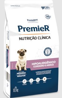 Foto do produto Premier Nutrição Clínica Hipoalergênico Para Cães Adultos Porte Pequeno Sabor Cordeiro E Arroz 10,1kg