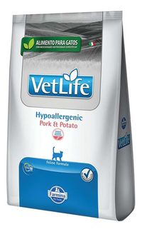 Foto do produto Vet Life Feline Hypoallergenic Pork E Potato 2kg