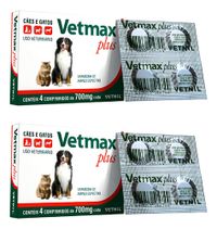 Foto do produto Vetmax Plus Vermífugo Para Cães E Gatos 4 Comprimidos Vetnil