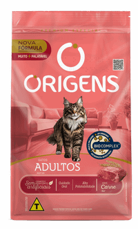 Foto do produto Ração Origens Gatos Adultos Carne 3KG