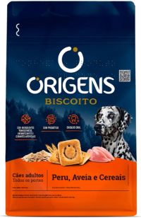 Foto do produto Biscoito Origens para Cães Adultos Sabor Peru 400G