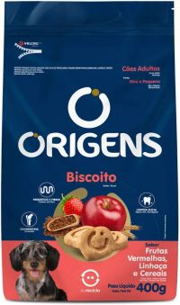 Foto do produto Biscoito Origens Frutas Vermelhas para Cães Adultos Porte Mini e Pequeno 400G