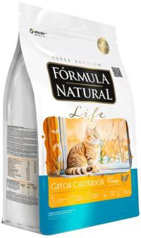 Foto do produto Ração Fórmula Natural Life Gatos Castrados Sabor Frango 10,1KG