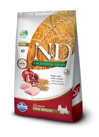 Foto do produto Ração N&D Ancestral Grain Cães Mini Frango 2,5KG