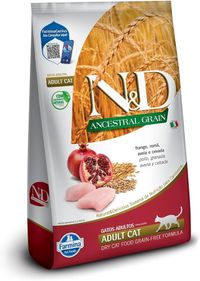 Foto do produto Ração N&D Ancestral Grain Gatos Adultos Frango 0,4KG