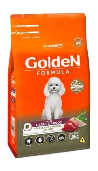 Foto do produto Ração Golden Cães Adultos Carne Mini Bits 1 KG