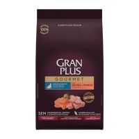 Foto do produto Ração GranPlus Gourmet para Gatos Castrados Sabor Salmão e Frango 1KG