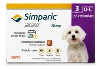 Foto do produto Antipulgas simparic 10 mg comprimido (2,6 - 5 kg)