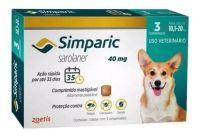Foto do produto Antipulgas simparic 40 mg comprimido (10,1 - 20 kg)