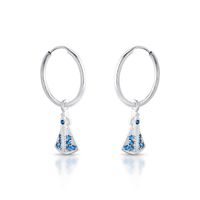 Foto do produto ARGOLA DE PRATA PEQ 24 ZIRCONES 20834