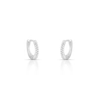 Foto do produto ARGOLA PAVE COM 36 ZIRCONES CRAVEJADOS