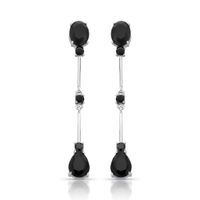 Foto do produto BRINCO DE PRATA CRISTAL GOTAS  12 PEDRAS