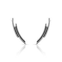 Foto do produto BRINCO DE PRATA EAR CUFF FIO TRIPLO DE PRATA BALI LISO 21351