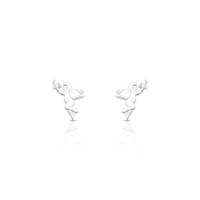 Foto do produto BRINCO DE PRATA LISO ANJO ANJO 7 X 11 MM 20930