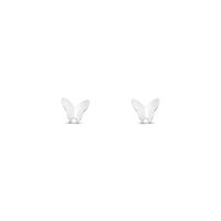 Foto do produto BRINCO DE PRATA LISO BORBOLETA BORBOLETA 6 MM 19088