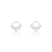 Foto do produto BRINCO DE PRATA LISO CÍRCULO COM ARABESCOS CÍRCULO COM ARABESCOS 11 MM 19514