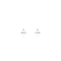 Foto do produto BRINCO DE PRATA LISO TRIÂNGULO 5 MM 21524