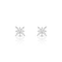 Foto do produto BRINCO DE PRATA PAVE ESTRELA COM 34 ZIRCONES CRAVEJADOS 22128