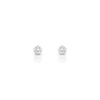 Foto do produto BRINCO DE PRATA PAVE FLOR COM 10 ZIRCONES CRAVEJADOS 20919