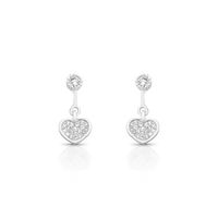 Foto do produto BRINCO DE PRATA PAVE ZIRCONES 21530