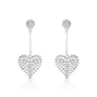 Foto do produto BRNCO DE PRATA PAVE CORAÇÃO COM 106 ZIRCONES CRAVEJADOS 22045