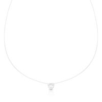 Foto do produto COLAR DE NYLON PONTO DE LUZ CORAÇÃO COM ZIRCONE PRINCIPAL 6 MM 22188