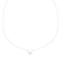 Foto do produto COLAR DE NYLON PONTO DE LUZ CORAÇÃO LISO 18922