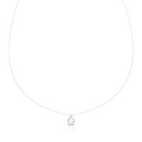 Foto do produto COLAR DE NYLON PONTO DE LUZ REDONDO COM ZIRCONE PRINCIPAL 4 MM CRAVEJADO 18917