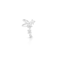 Foto do produto PIERCING DE PRATA 4 PEDRAS COM 4 ZIRCONES CRAVEJADOS VENDA POR UNIDADE E NÃO PAR 21354