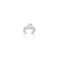 Foto do produto PIERCING DE PRATA CORAÇÃO COM 8 ZIRCONES CRAVEJADOS VENDA POR UNIDADE E NÃO PAR 21386