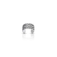 Foto do produto PIERCING DE PRATA LISO 6 X 10 MM TRABALHADO VENDA POR UNIDADE NÃO POR PAR 21391