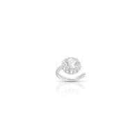 Foto do produto PIERCING DE PRATA MEIA BOLA COM 13 ZIRCONES CRAVEJADOS VENDA POR UNIDADE E NÃO PAR 21384
