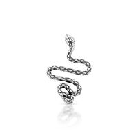 Foto do produto PINGENTE DE PRATA BALI COBRINCOA COM 2 ZIRCONES CRAVEJADOS 21329