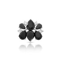 Foto do produto PINGENTE DE PRATA CRISTAL GOTAS 10 PEDRAS