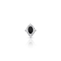Foto do produto PINGENTE DE PRATA CRISTAL LOSANGO 13 PEDRAS