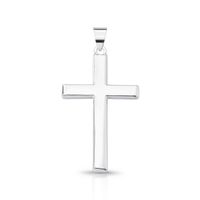 Foto do produto PINGENTE DE PRATA MASCULINO CRUZ 20 X 19 MM LISO 21693
