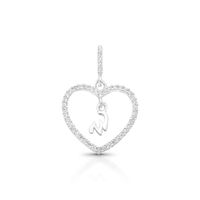Foto do produto PINGENTE DE PRATA PAVE LETRA CÍRCULO Z COM 36 ZIRCONES CRAVEJADOS 21290