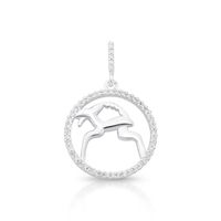 Foto do produto PINGENTE DE PRATA PAVE SIGNO ÁRIES COM 49 ZIRCONES CRAVEJADOS 21230