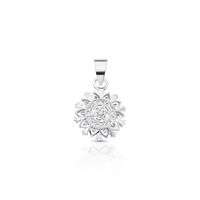 Foto do produto PINGENTE DE PRATA PAVE SOL COM 37 ZIRCONES CRAVEJADOS 20747