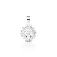 Foto do produto PINGENTE DE PRATA PAVE SOL COM 37 ZIRCONES CRAVEJADOS 20749