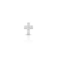 Foto do produto PINGENTE DE PRATA RELIGIOSO COM CRUZ 22 ZIRCONES CRAVEJADOS 19434