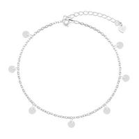 Foto do produto PULSEIRA DE PRATA LISO CÍRCULOS 17CM DE COMPRIMENTO + 5CM DE EXTENSOR 19117