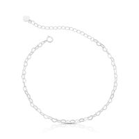 Foto do produto PULSEIRA DE PRATA LISO CORAÇÕES 17CM DE COMPRIMENTO + 5CM DE EXTENSOR 21302