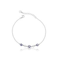 Foto do produto PULSEIRA DE PRATA OLHO GREGO 18304