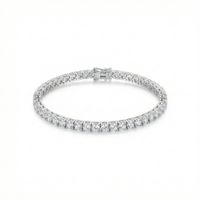 Foto do produto PULSEIRA DE PRATA RIVIERA GOTAS 18 CM 500977