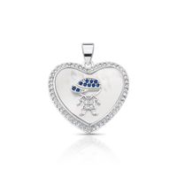 Foto do produto PINGENTE PEROLA MENINO 67 ZIRCONES
