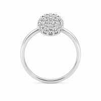 Foto do produto ANEL DE PRATA PAVE REDONDOD 501079