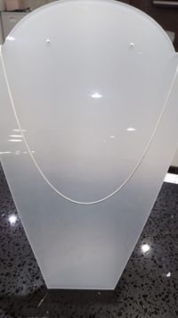 Foto do produto CORDÃO DE PRATA RABO DE RATO 50 CM