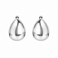 Foto do produto ARGOLA DE PRATA LISA GOTA 11 MM 500878