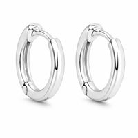 Foto do produto ARGOLA DE PRATA LISA REDONDA CLICK MED DO TRIO 501401